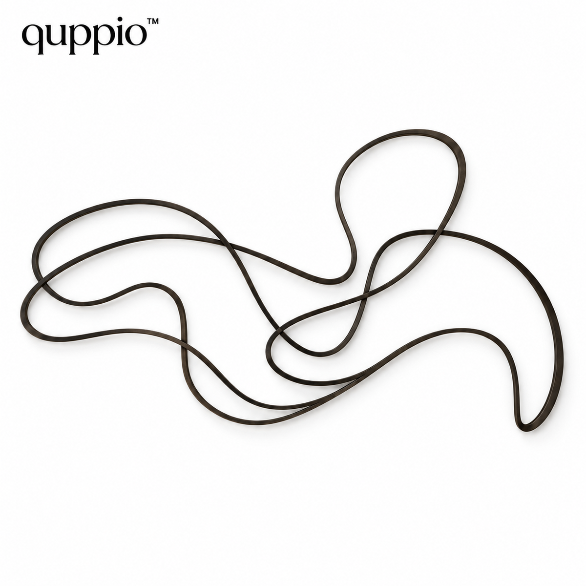 quppio Endless Line Metal Art Dark Gallery Luxury