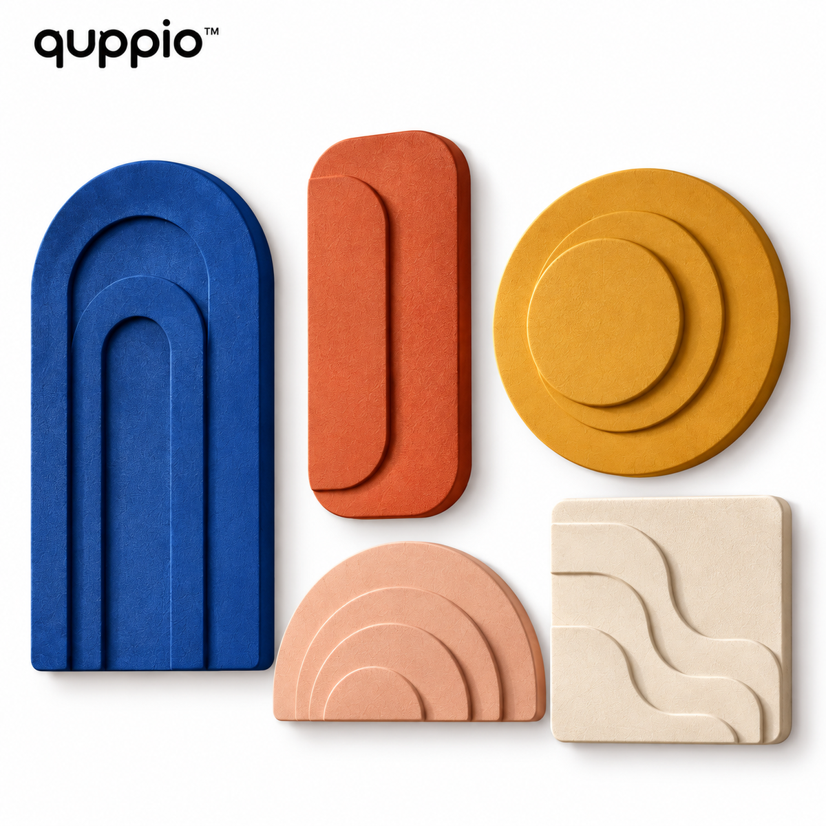 quppio Shape Shift Wall Blocks Dark Gallery Luxury