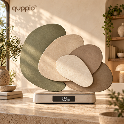 quppio Pebble Layers Wall Decor Dark Gallery Luxury