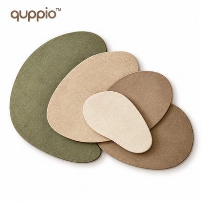 quppio Pebble Layers Wall Decor Dark Gallery Luxury