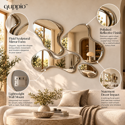 quppio Liquid Mirror Art Dark Gallery Luxury