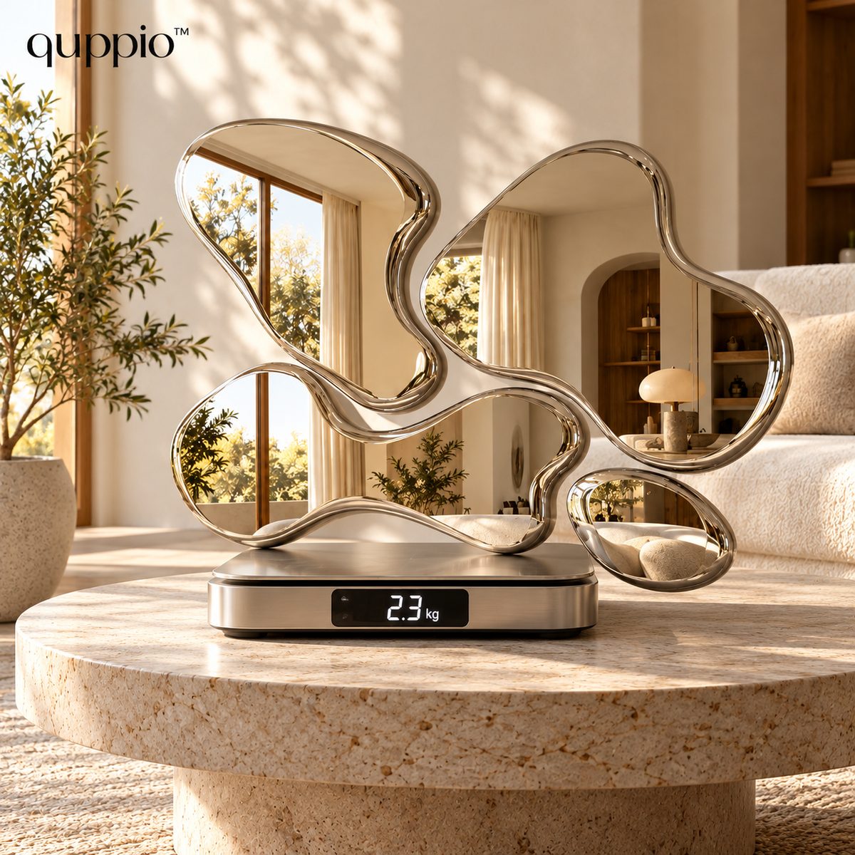 quppio Liquid Mirror Art Dark Gallery Luxury