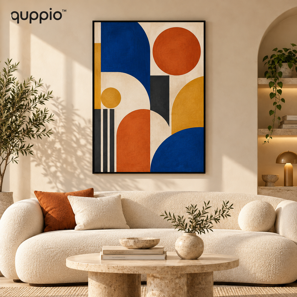 quppio Color Pop Geometry Art Dark Gallery Luxury