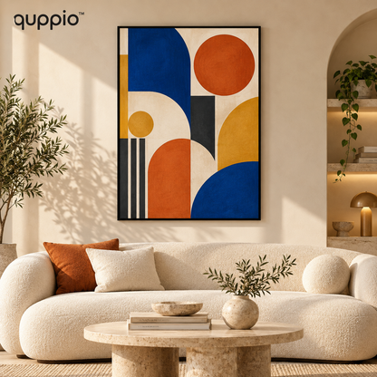 quppio Color Pop Geometry Art Dark Gallery Luxury