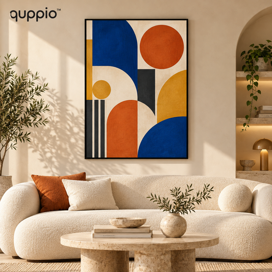 quppio Color Pop Geometry Art Dark Gallery Luxury