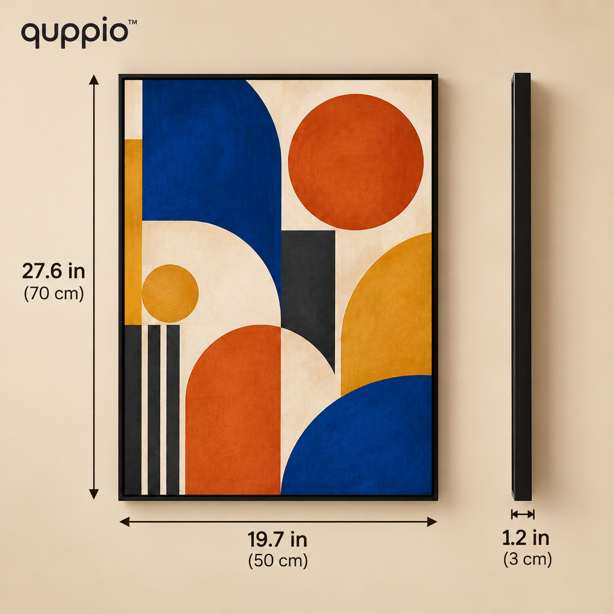 quppio Color Pop Geometry Art Dark Gallery Luxury