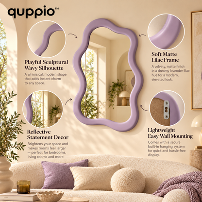 quppio Wavy Dream Mirror Dark Gallery Luxury