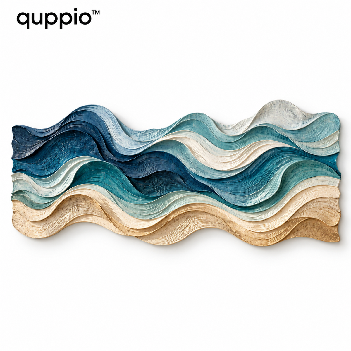 quppio Ocean Rhythm Wall Art Dark Gallery Luxury