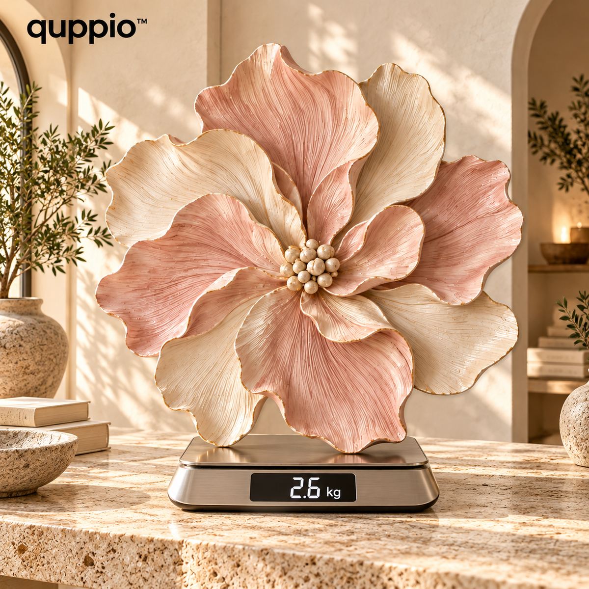 quppio Blooming Form Wall Decor Dark Gallery Luxury