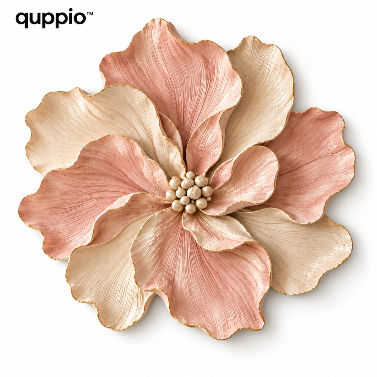 quppio Blooming Form Wall Decor Dark Gallery Luxury