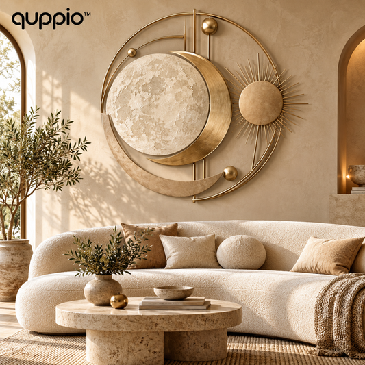 quppio Lunar Balance Wall Art Dark Gallery Luxury