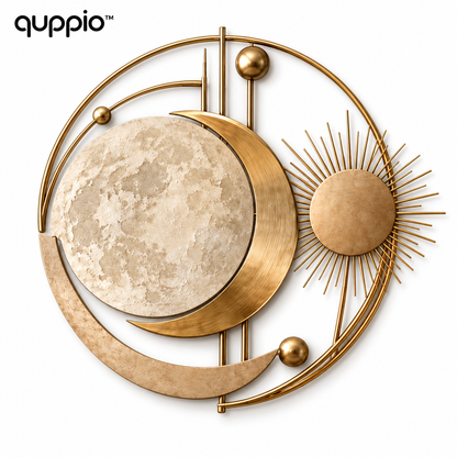 quppio Lunar Balance Wall Art Dark Gallery Luxury